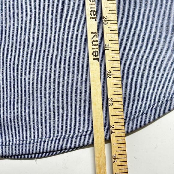 Nike Training Slim Fit Tank Top Size M Blue Striped DriFIT Athleisure AO9788-438 - Picture 4 of 7